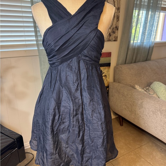 BIRD & KNOLL INKY BLUE DRESS - Picture 10 of 11